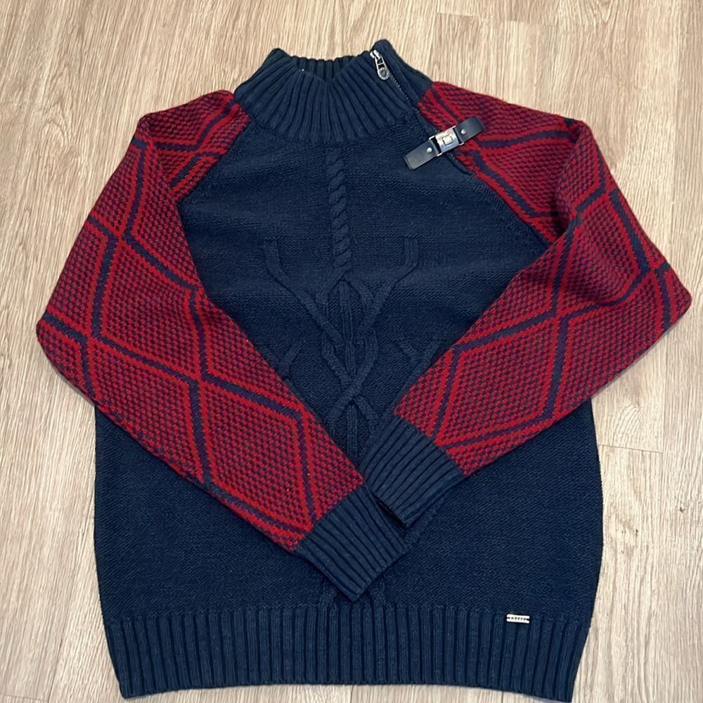 MONDO Men’s Military Style Turtleneck Sweater